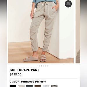 James Perse SOFT DRAPE PANT. Comfortable stretchy cargo style pant. Size 0.